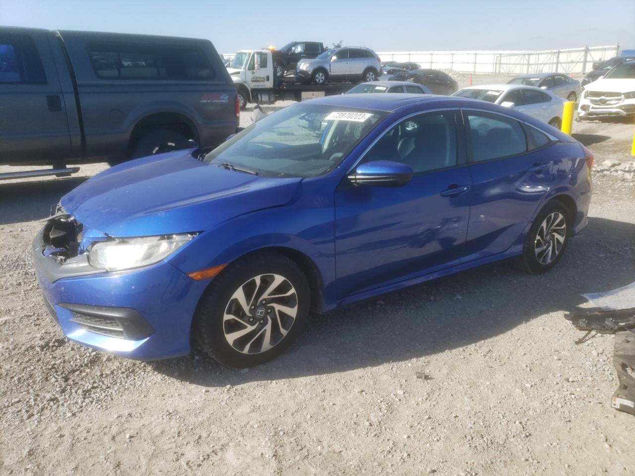 2017 Honda Civic Ex VIN: 19XFC2F75HE017302 Lot: 73970223