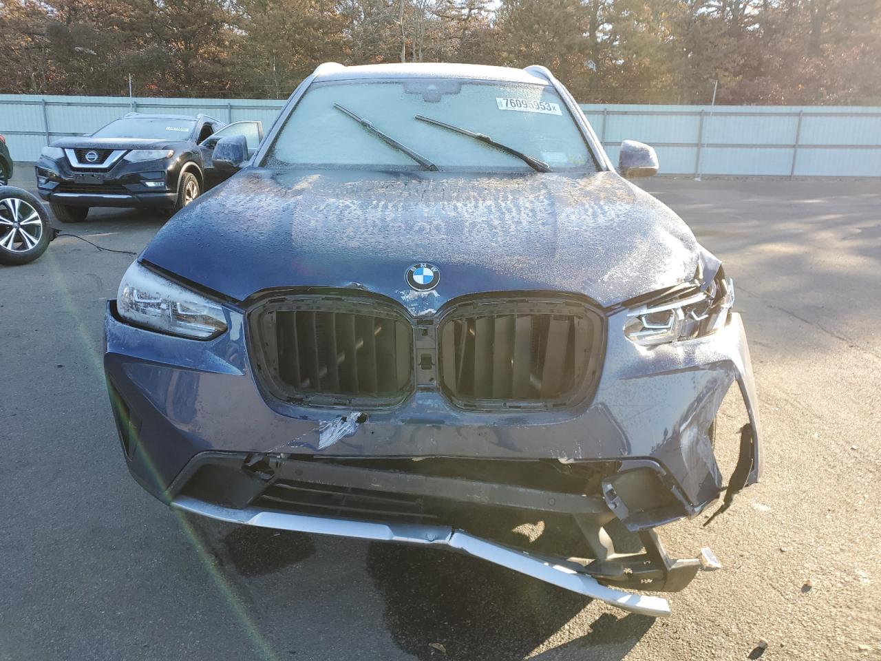 2022 BMW X3 xDrive30I VIN: 5UX53DP08N9N42037 Lot: 76095953