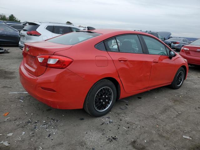 Sedans CHEVROLET CRUZE 2016 Czerwony