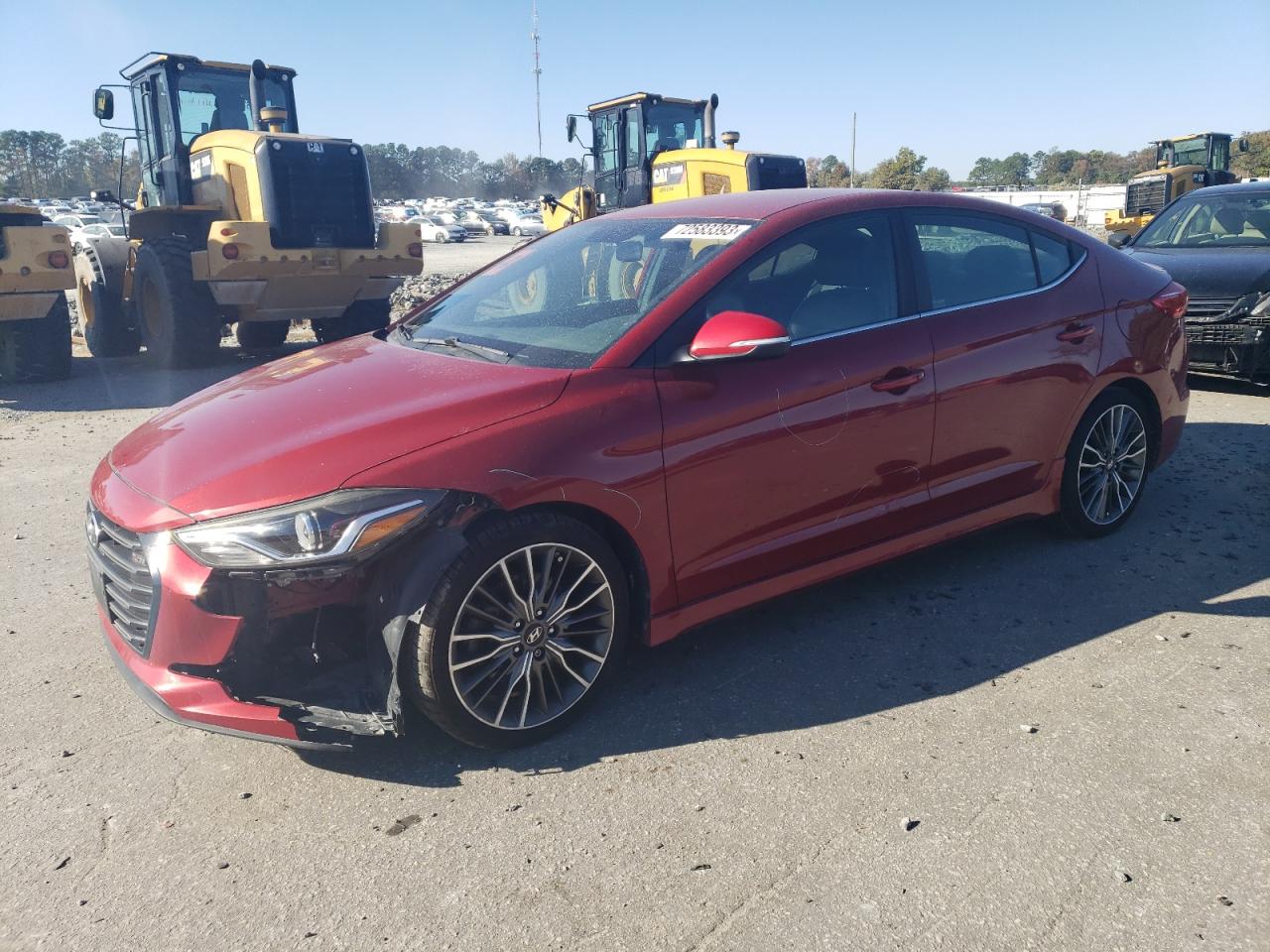 2017 Hyundai Elantra Sport VIN: KMHD04LB7HU349002 Lot: 72583393