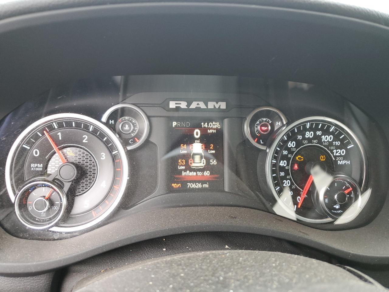 2019 Ram 2500 Big Horn VIN: 3C6UR5DL5KG626643 Lot: 78104353