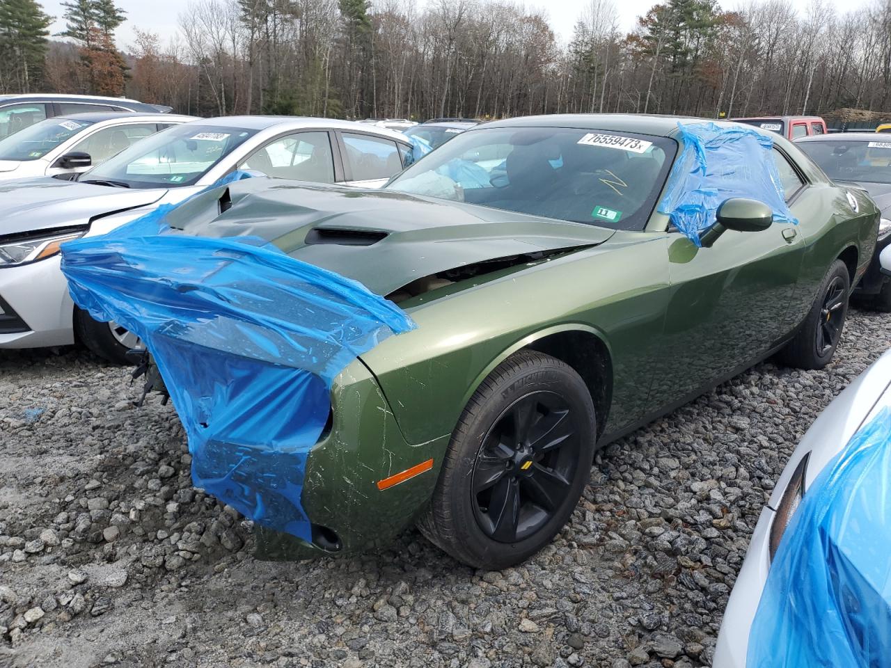 2021 Dodge Challenger Sxt VIN: 2C3CDZAG1MH599692 Lot: 76559473