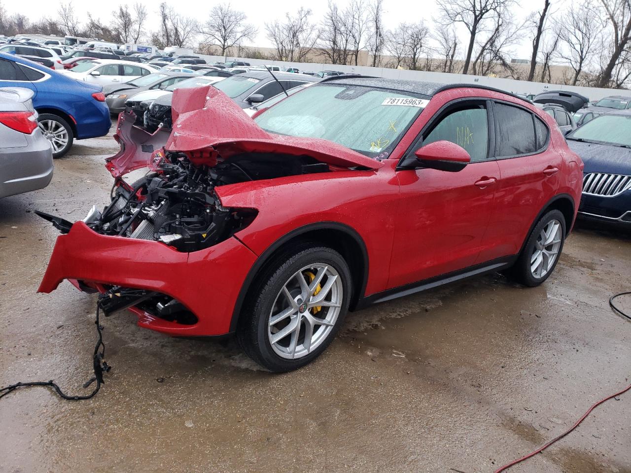 2019 Alfa Romeo Stelvio Ti VIN: ZASPAKBN3K7C31895 Lot: 78115963