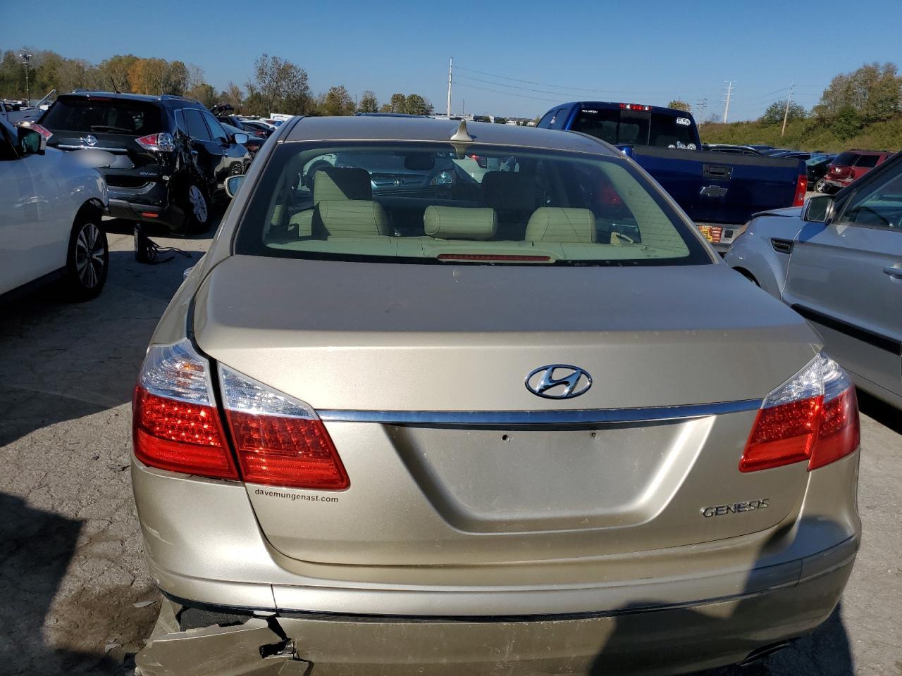 KMHGC4DE0BU139460 2011 Hyundai Genesis 3.8L