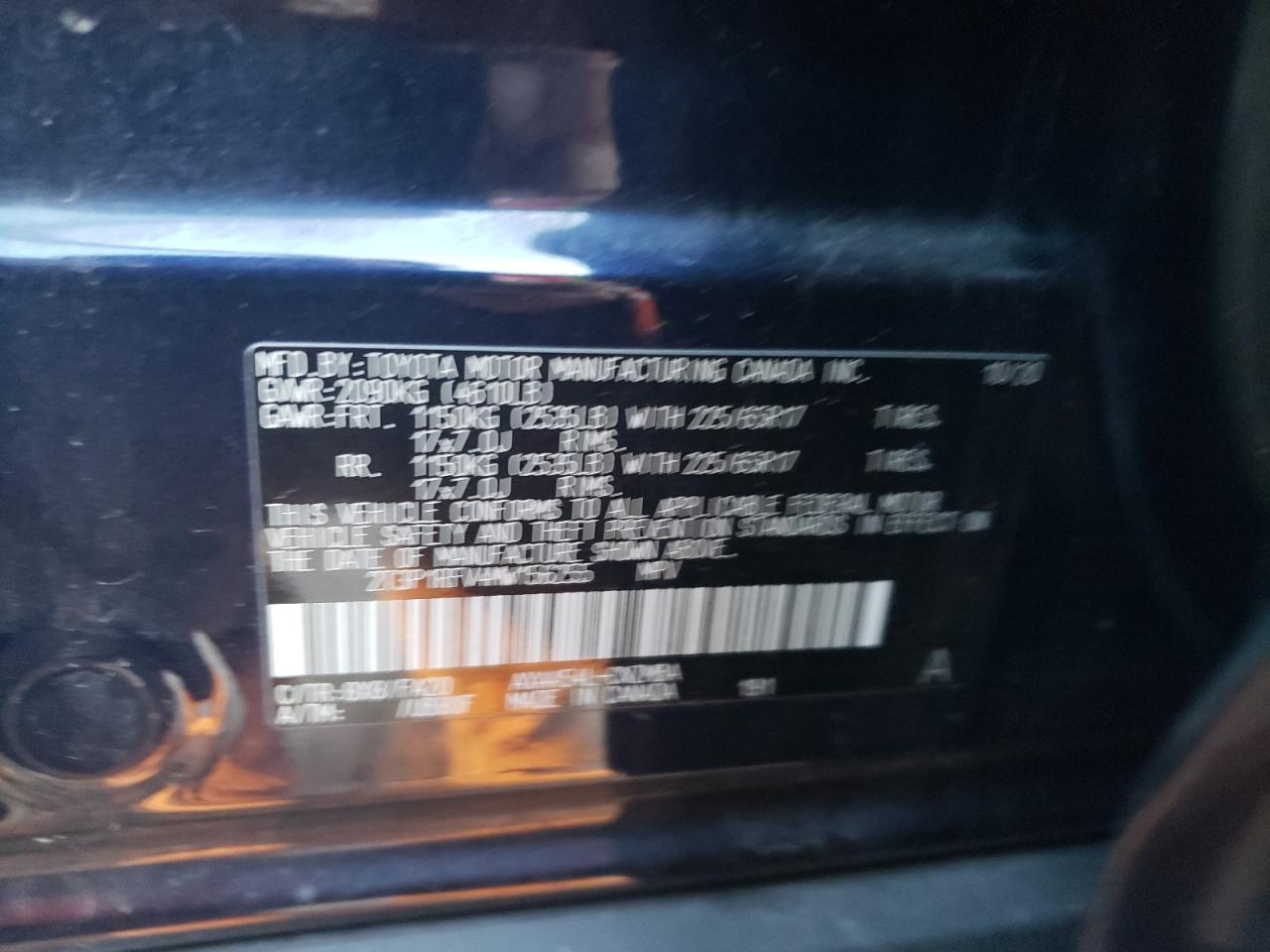 2T3P1RFV4MW156255 2021 Toyota Rav4 Xle