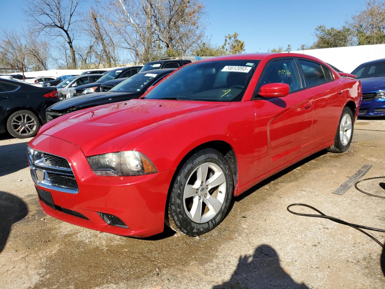 2012 Dodge Charger Se VIN: 2C3CDXBGXCH232484 Lot: 74612093