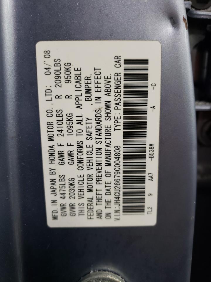 JH4CU26679C004808 2009 Acura Tsx