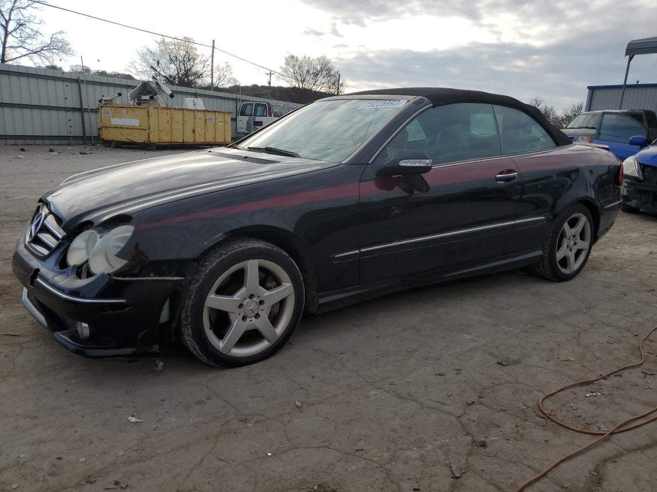 2007 Mercedes-Benz Clk 550 VIN: WDBTK72F77F221795 Lot: 75225993