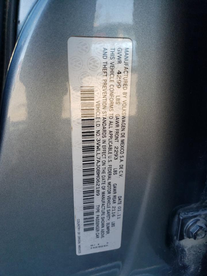 3VWLL7AJ0BM062189 2011 Volkswagen Jetta Tdi