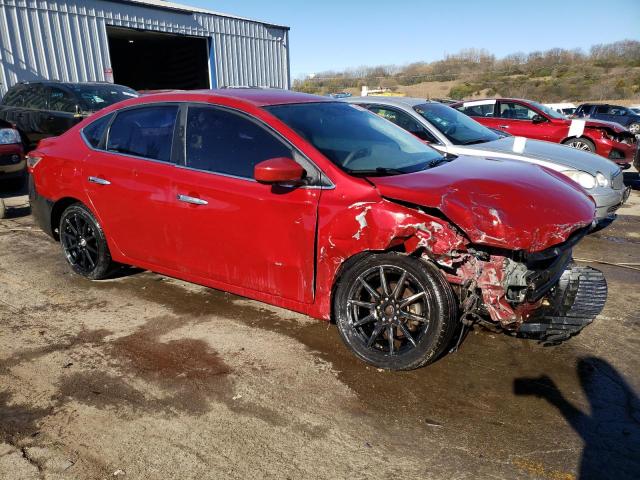 Sedans NISSAN SENTRA 2014 Red