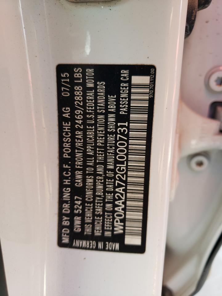 2016 Porsche Panamera - Image 12