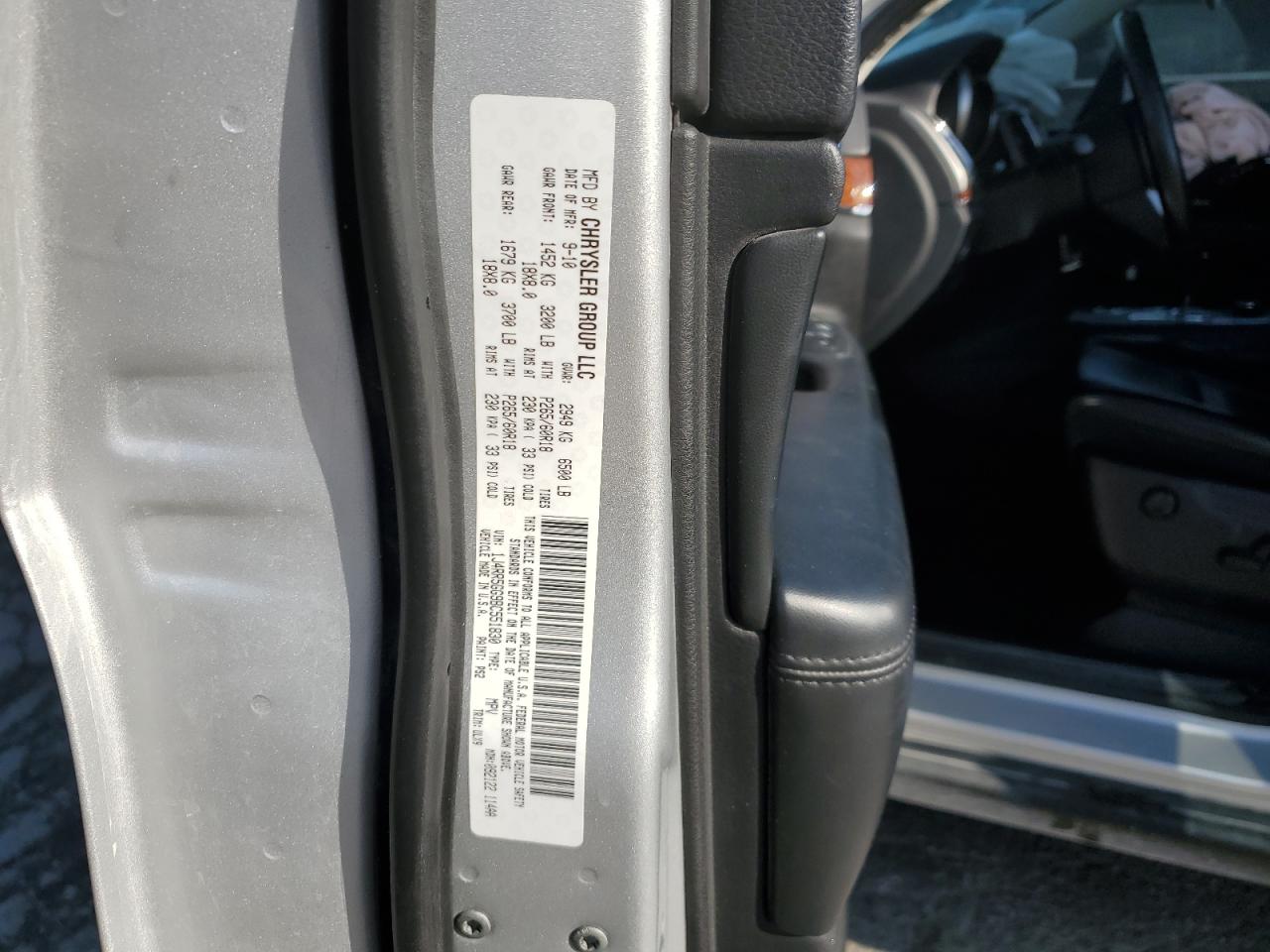 2011 Jeep Grand Cherokee Limited VIN: 1J4RR5GG9BC551830 Lot: 75664283