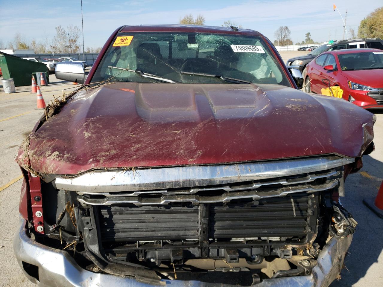 2017 Chevrolet Silverado K1500 Ltz VIN: 3GCUKSEC9HG220223 Lot: 74609683