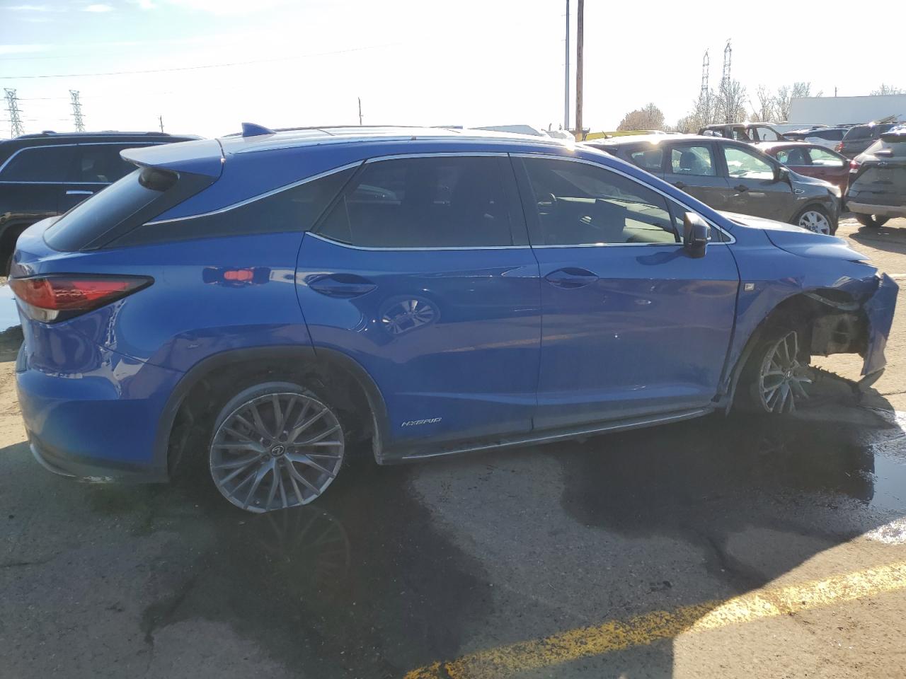 2022 Lexus Rx 450H F-Sport VIN: 2T2YGMDA4NC087161 Lot: 73332343