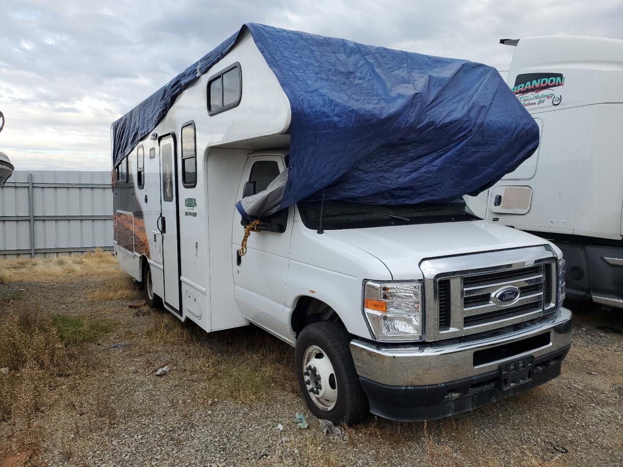 2024 Ford Econoline E350 Super Duty Cutaway Van de vânzare în Martinez, CA - Burn