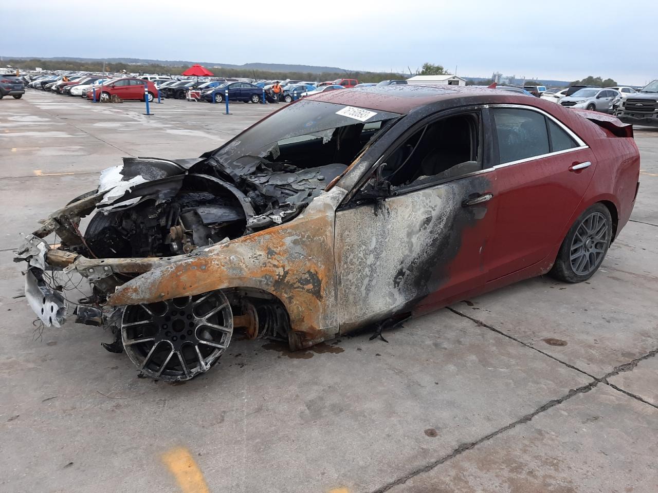 2013 Cadillac Ats zu verkaufen in Grand Prairie, TX - Burn - Engine