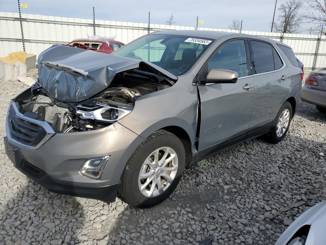 2018 Chevrolet Equinox Lt VIN: 3GNAXJEV3JS541572 Lot: 75334583