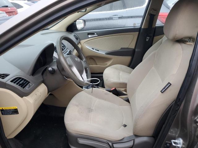 Седани HYUNDAI ACCENT 2014 Бежевий