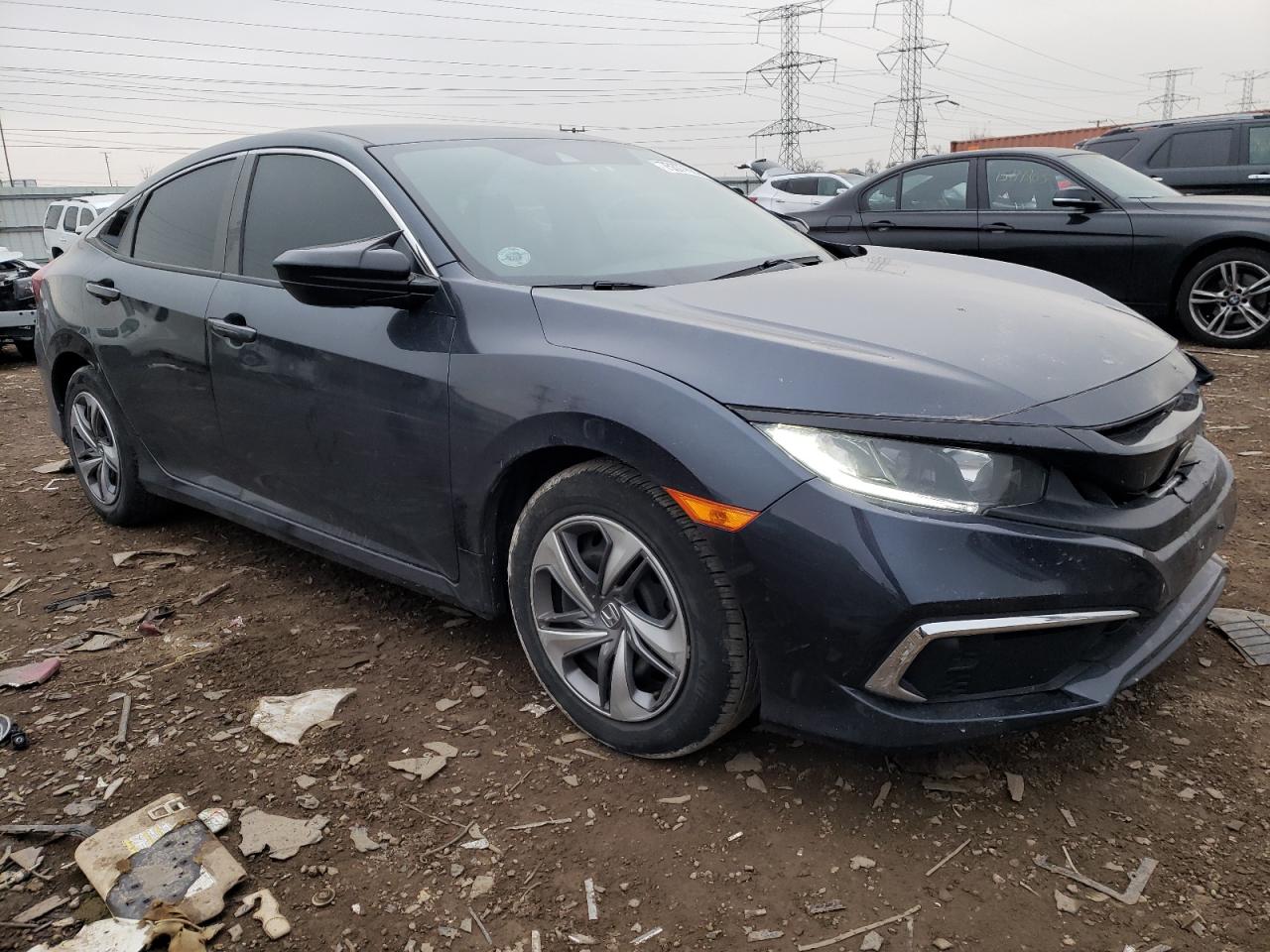 2019 Honda Civic Lx VIN: 2HGFC2F6XKH558883 Lot: 75377683