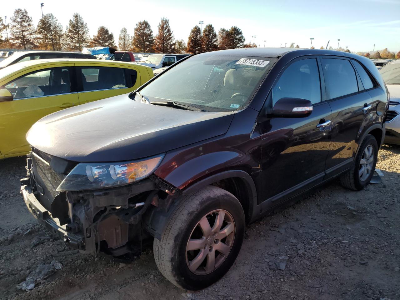 2013 Kia Sorento Lx VIN: 5XYKT3A12DG375106 Lot: 76775303