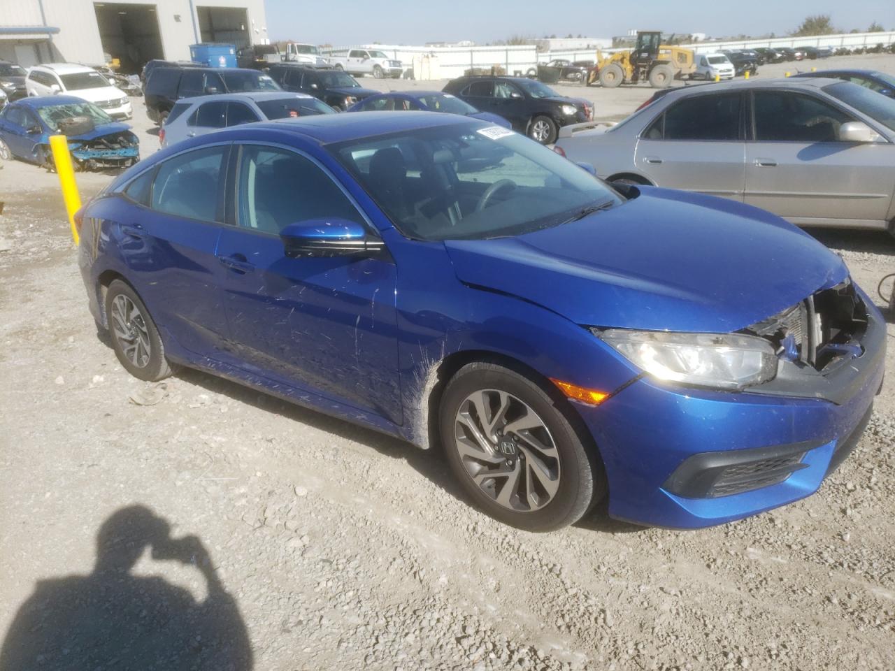 2017 Honda Civic Ex VIN: 19XFC2F75HE017302 Lot: 73970223