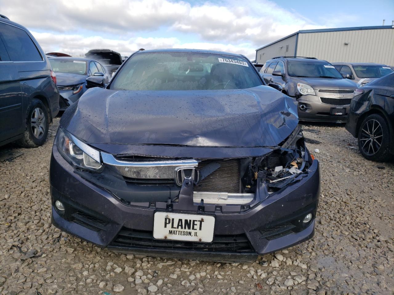 2017 Honda Civic Exl VIN: 2HGFC3B77HH354698 Lot: 76343403