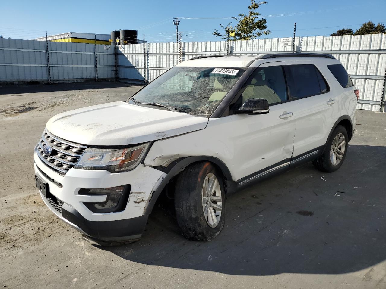 1FM5K7D83HGD07864 2017 Ford Explorer Xlt