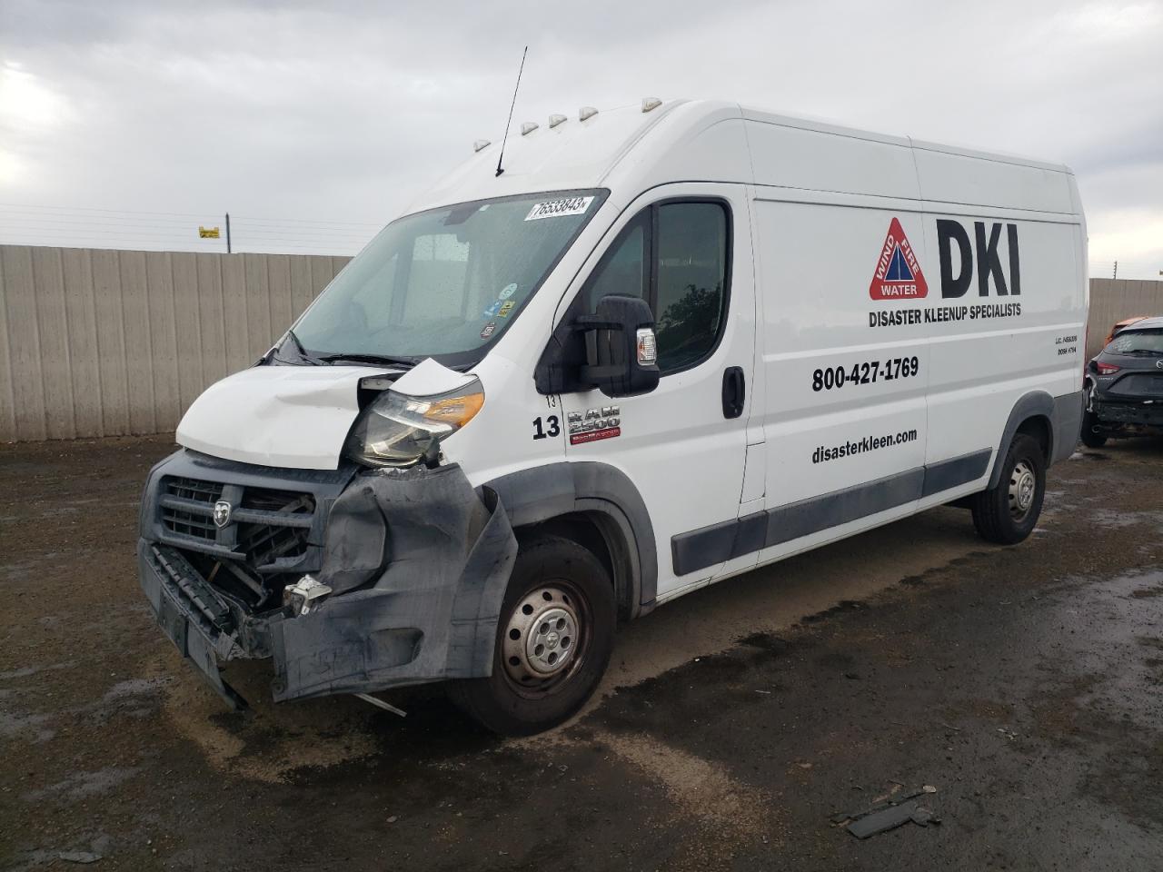 VIN 3C6TRVDG2EE104468 2014 DODGE PROMASTER no.1