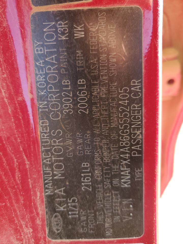 2016 Kia Forte Ex VIN: KNAFX4A86G5552405 Lot: 77336273