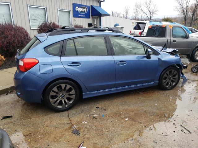  SUBARU IMPREZA 2015 Синий