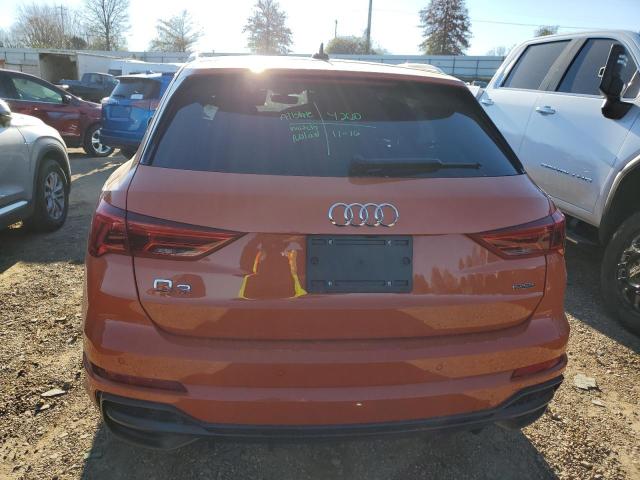  AUDI Q3 2022 Оранжевый