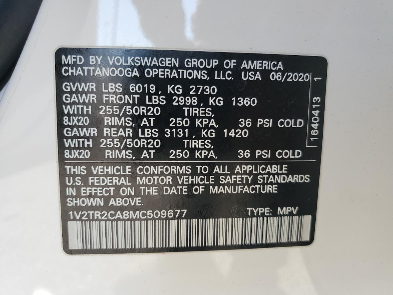 1V2TR2CA8MC509677 2021 VOLKSWAGEN ATLAS - Image 15