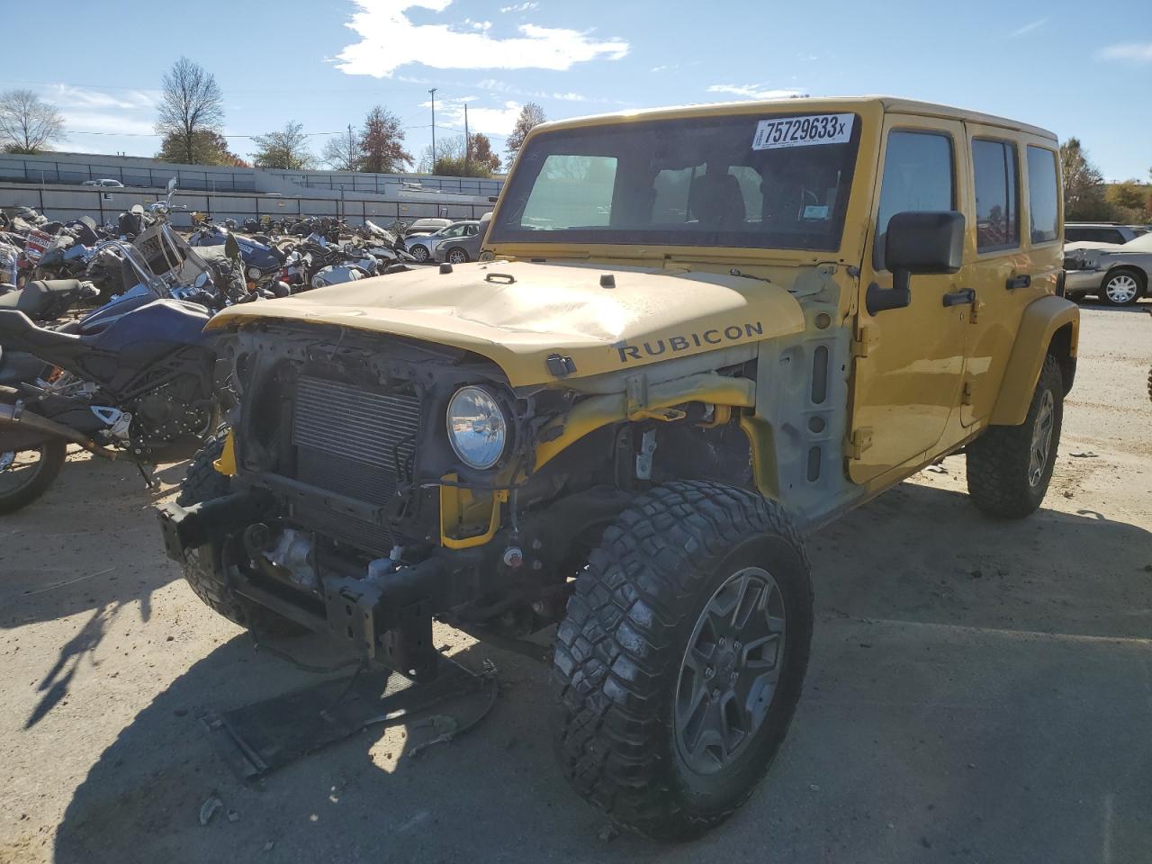 2015 Jeep Wrangler Unlimited Rubicon VIN: 1C4BJWFG4FL675676 Lot: 75729633