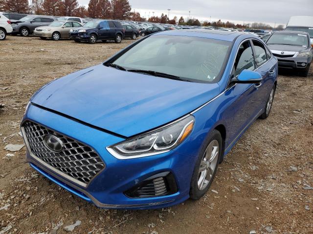  HYUNDAI SONATA 2018 Синий