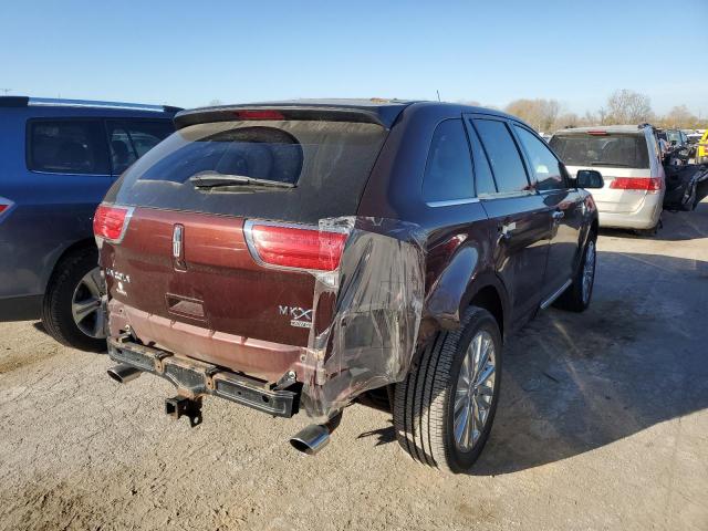 Паркетники LINCOLN MKX 2012 Бургунді