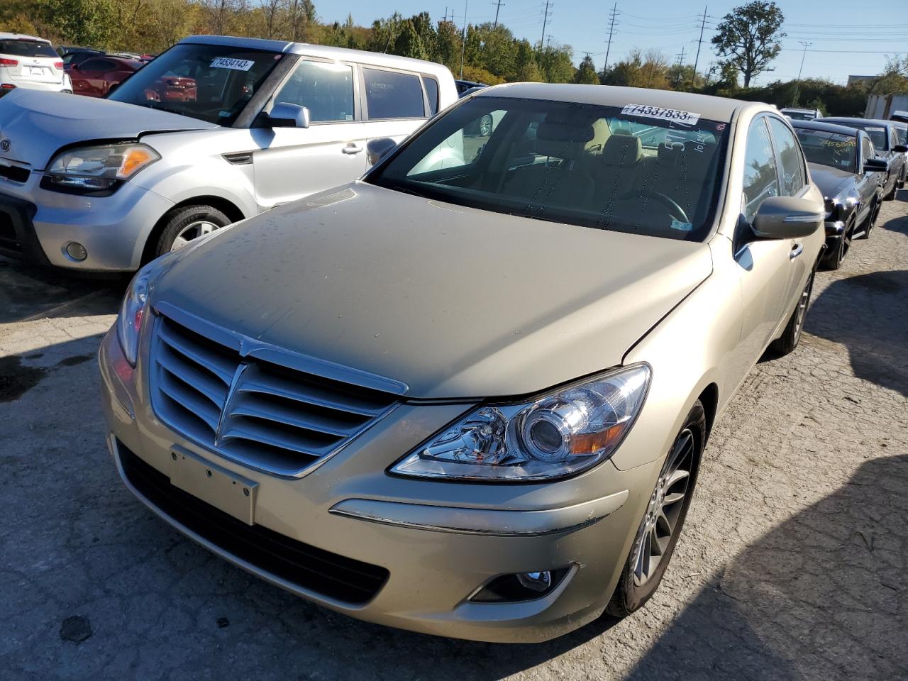 2011 Hyundai Genesis 3.8L VIN: KMHGC4DE0BU139460 Lot: 75288853