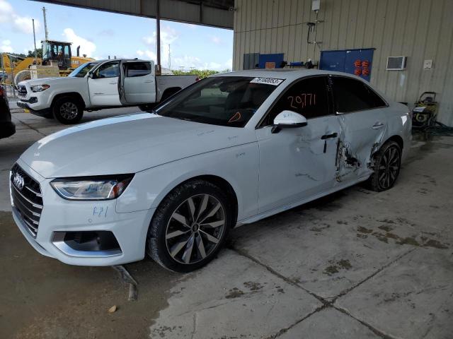 2021 Audi A4 Premium 40 de vânzare în Homestead, FL - Side