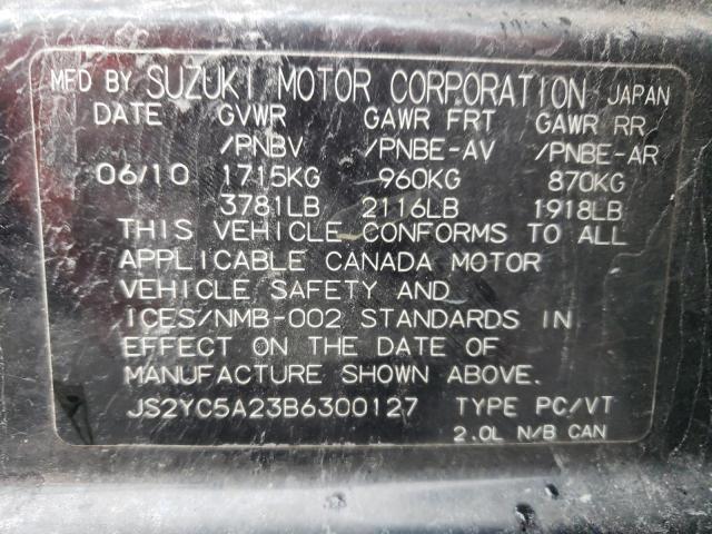 2011 SUZUKI SX4 LE JS2YC5A23B6300127  75335263