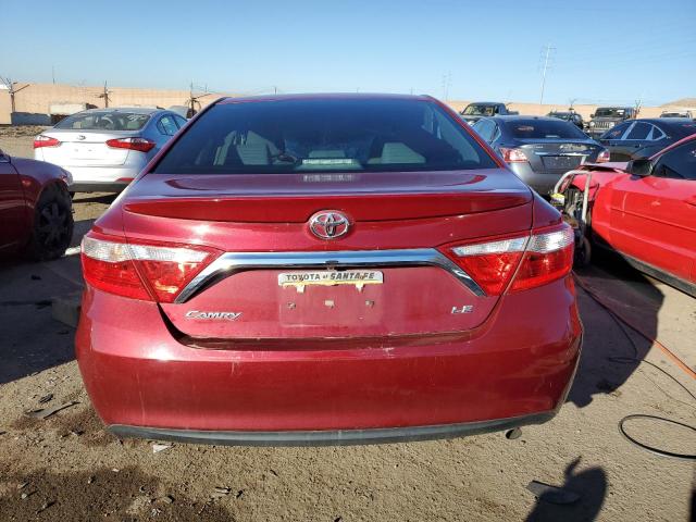  TOYOTA CAMRY 2016 Burgundy