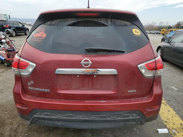  NISSAN PATHFINDER 2014 Red