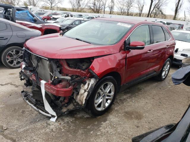 2016 Ford Edge Titanium de vânzare în Bridgeton, MO - Front End