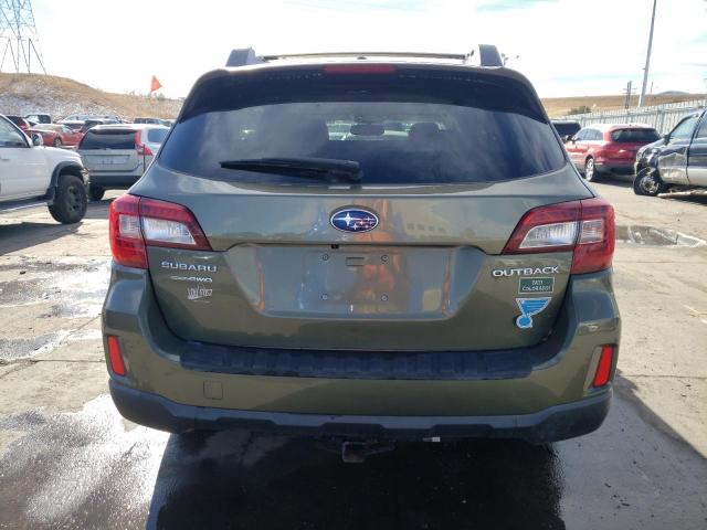  SUBARU OUTBACK 2015 Green