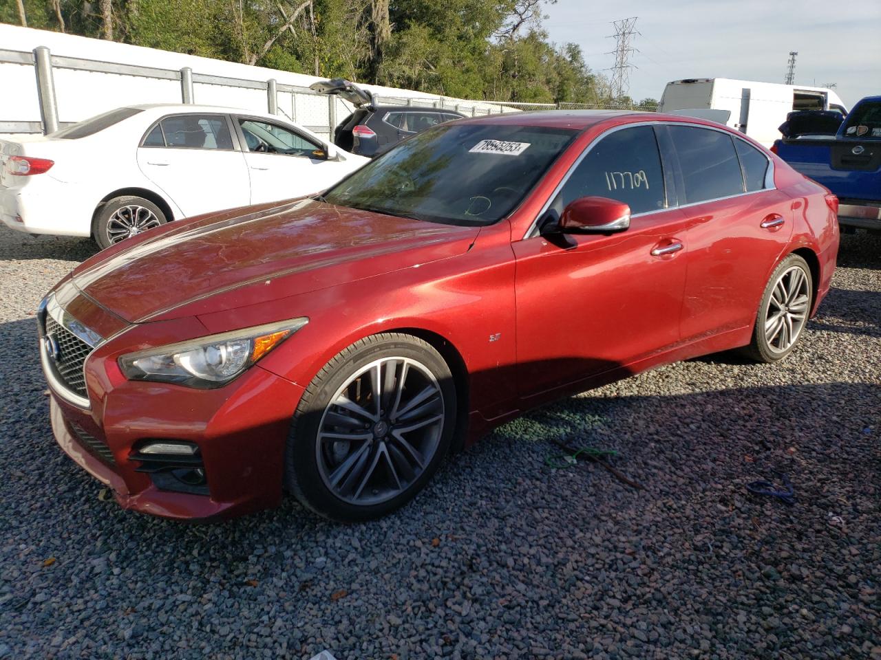 VIN JN1BV7AP7FM344167 2015 INFINITI Q50 no.1