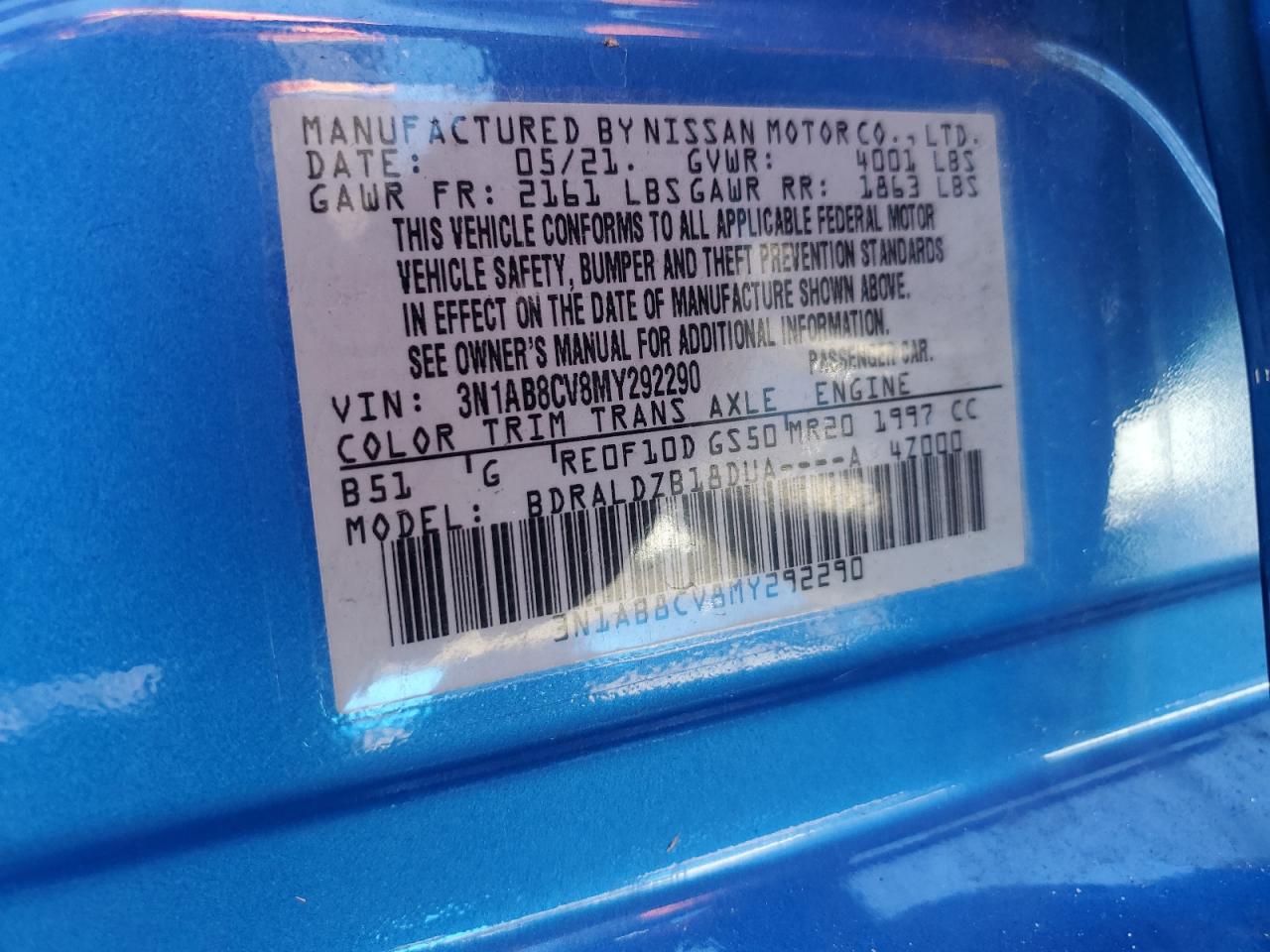 2021 Nissan Sentra - Image 13