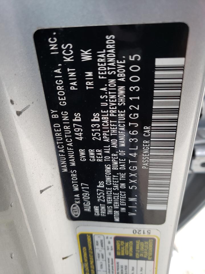 2018 Kia Optima Lx VIN: 5XXGT4L36JG213005 Lot: 76142143