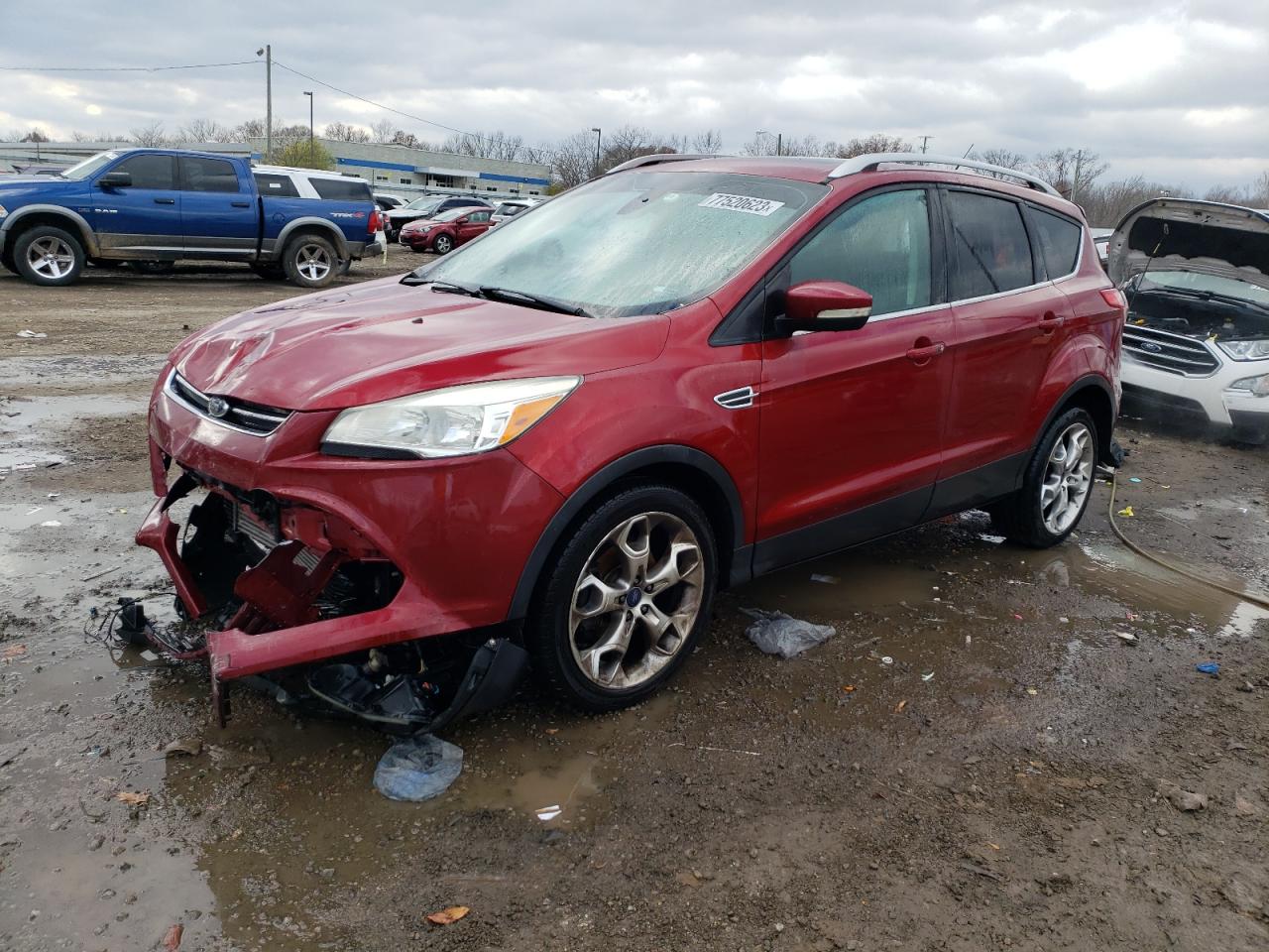 VIN 1FMCU0J96EUA66546 2014 FORD ESCAPE no.1