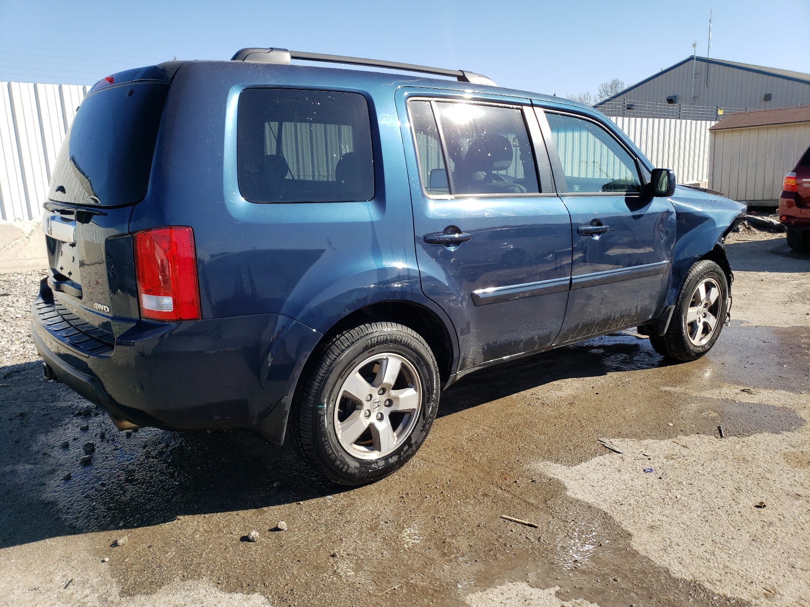 5FNYF4H55AB030042 2010 Honda Pilot Exl