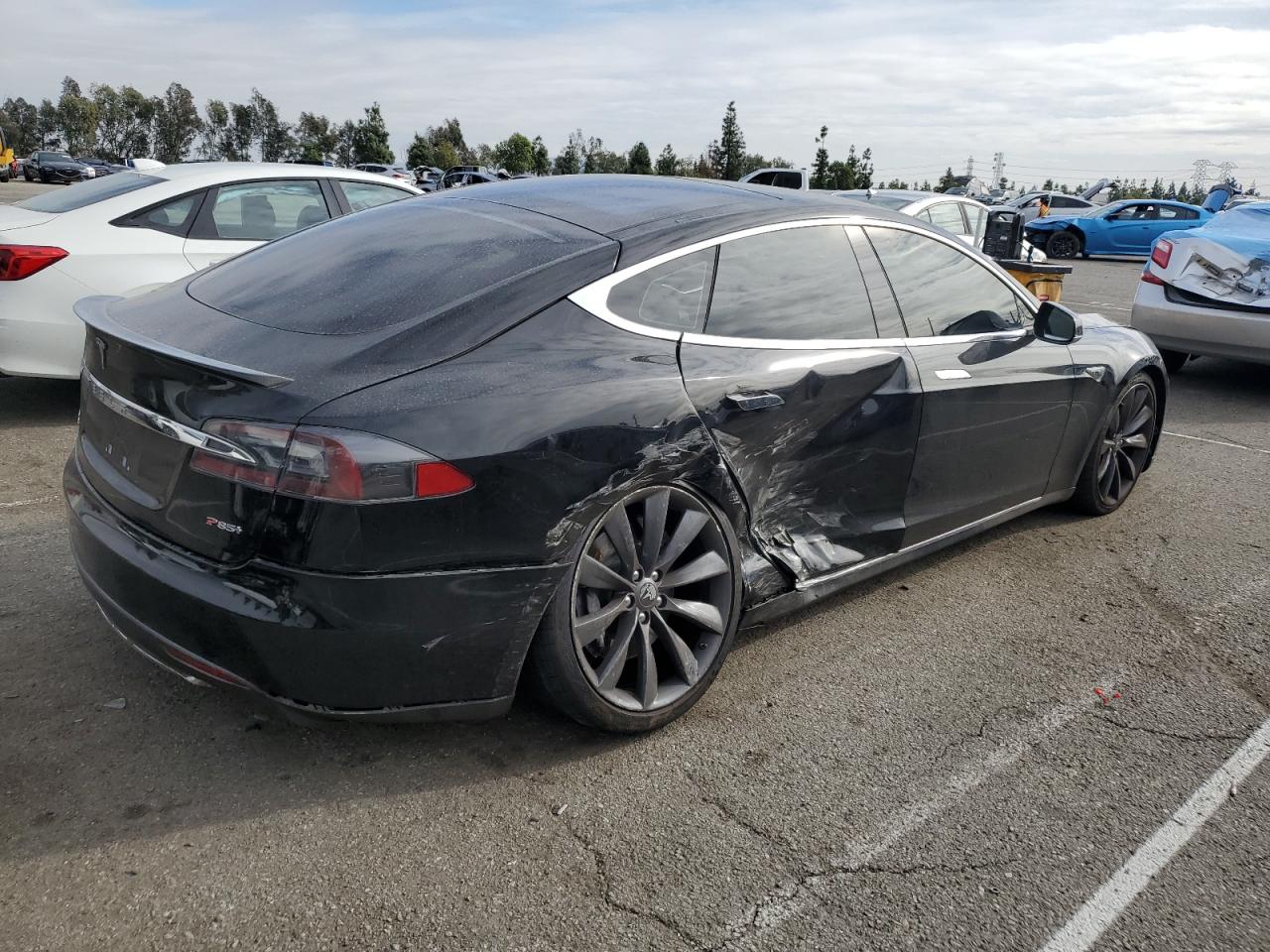 VIN 5YJSA1DPXDFP17094 2013 TESLA MODEL S no.3