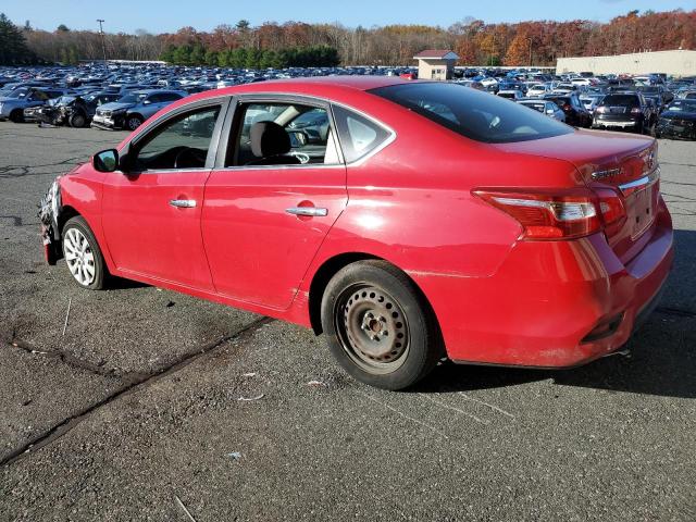  NISSAN SENTRA 2017 Red