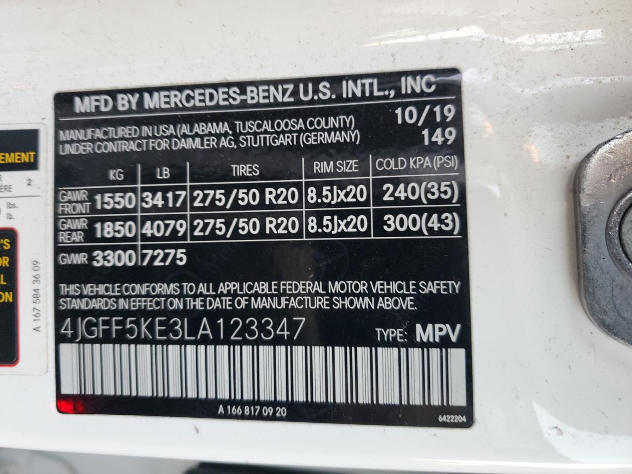 2020 Mercedes-Benz GLS-klasse - Image 14